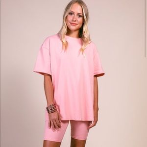 casually cool two piece set - mauve (work once)